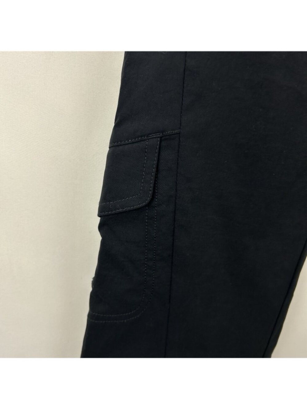 Athleta Heathered Low Rise Dipper Pant Women’s Size 2 Black Hiking Bootcut Leg - Picture 15 of 16